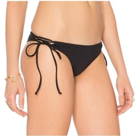 NWT Tavik Bebe Mini Bikini Bottom in Black - Extra Small - Picture 1 of 9